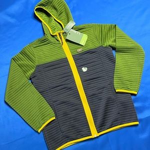 L.L.Bean Airlight Full Zip Hoodie Color-Block L 14-16 Kids